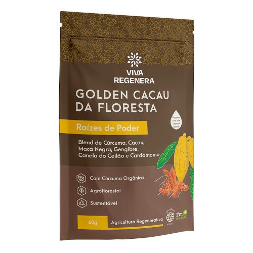 Golden Cacau Bebidas do Poder - Viva Regenera 60g