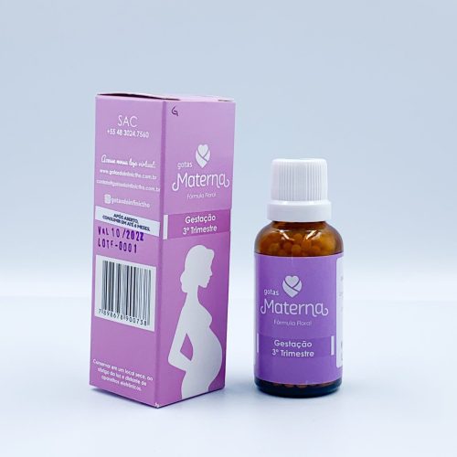 Floral - Gestação 3º Trimestre - Gotas Do Infinictho