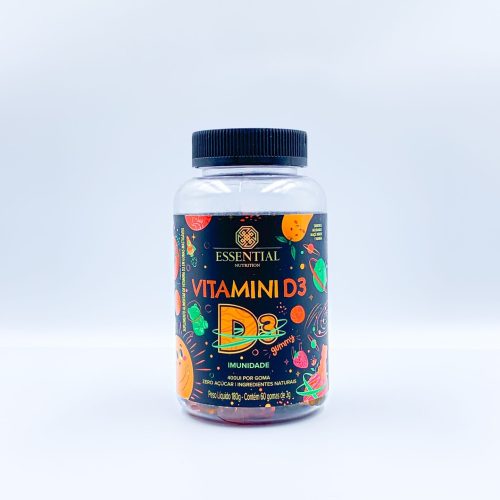 Vitamini D Pote 180g/60un Gummy - Essential