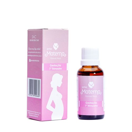 Floral - Gestação 1º Trimestre - Gotas Do Infinictho
