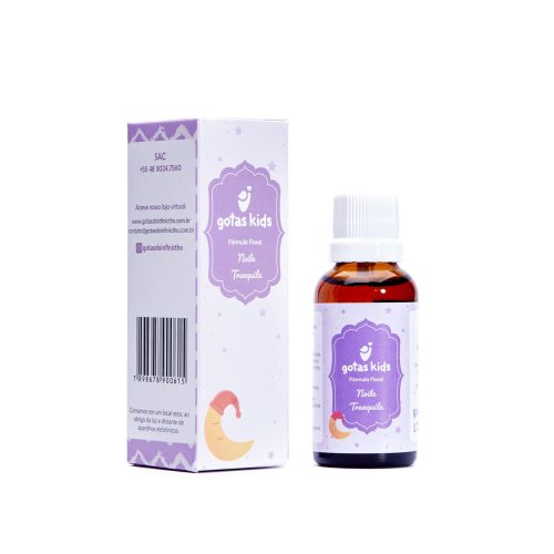 Floral - Kids Noite Tranquila - Gotas Do Infinictho