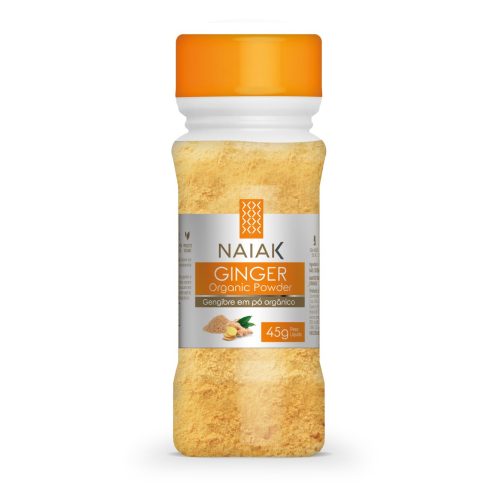 Ginger Organic Powder - Gengibre em pó orgânico 45g - NAIAK