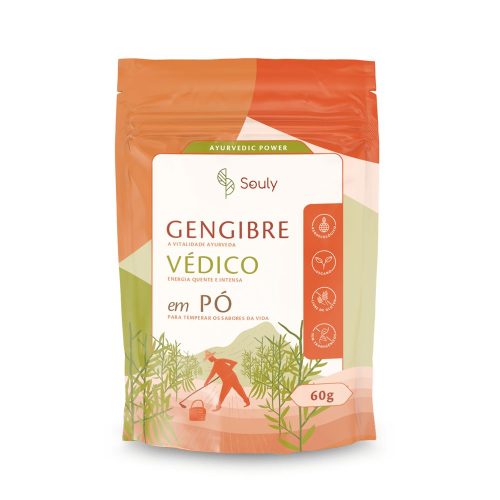 Gengibre Védico em Po 60g - Souly