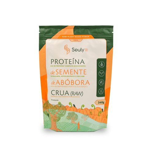 Proteina de Semente de Abobora Crua 340g - SOULY
