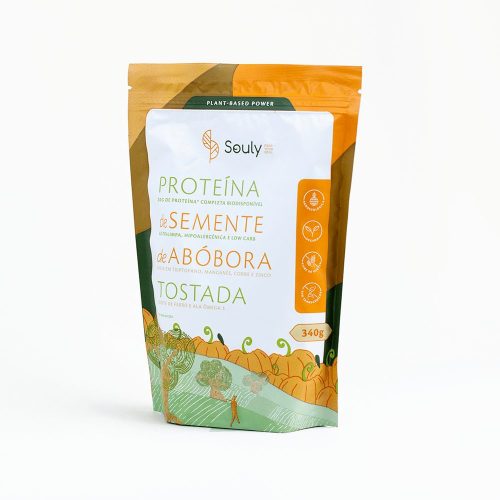 Proteina de Semente de Abóbora Tostada 340g - Souly