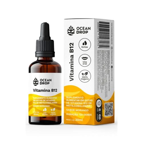 Vitamina B12 30ml Gotas - Ocean Drop