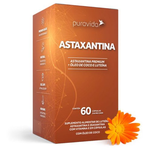 Astaxantina 60 Caps - Pura Vida