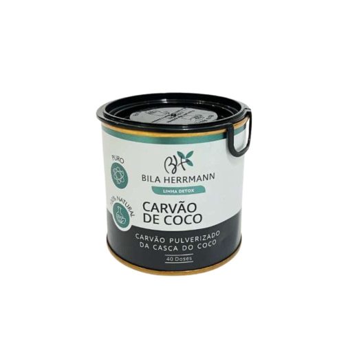 Carvão Vegetal Casca de Coco Pulverizado 70g - QUANTUM