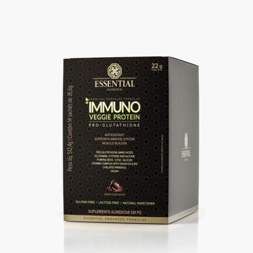 Immuno Veggie - Pro-Glutathione Chocolate Box c/Sachê 14un - Essential
