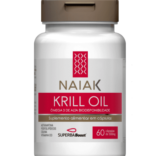 Krill Oil - Ômega 3 de alta Biodisponibilidade - 60 cáps - Naiak