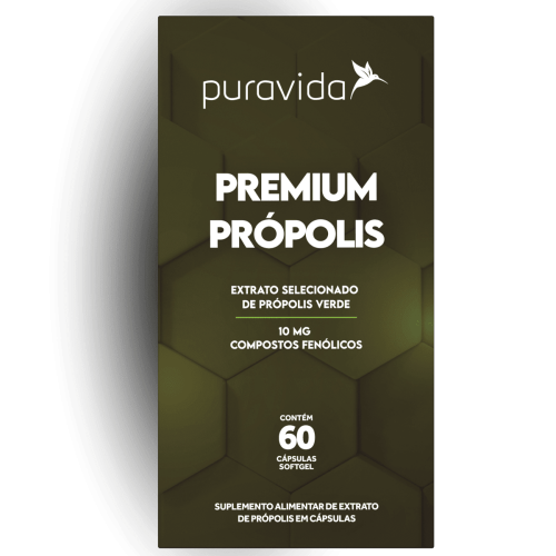 Premium Própolis Verde 60 Caps - PURA VIDA