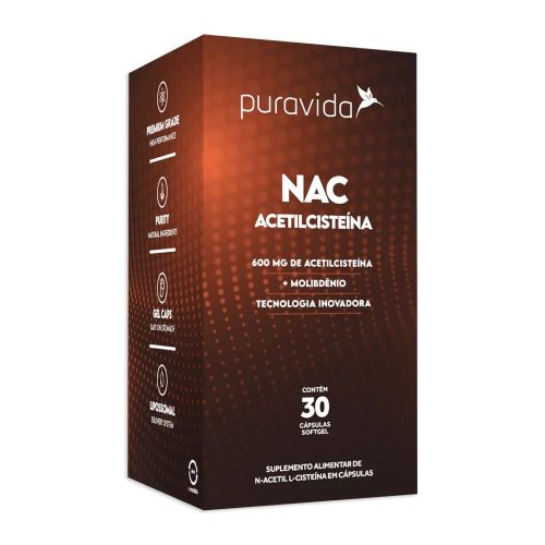 Nac Acetilcisteína 30cap - Pura Vida